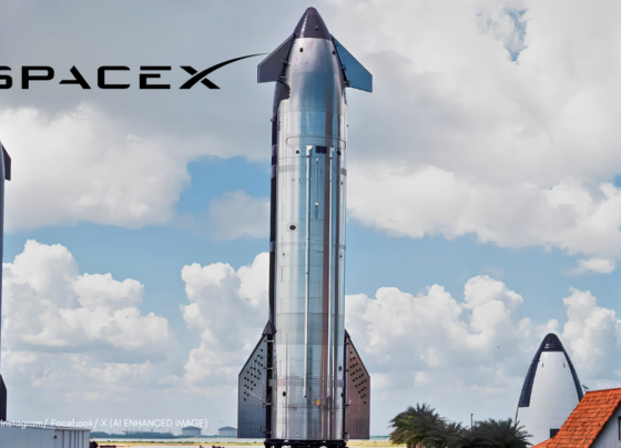 SpaceX IPO buzz on Wall Street financial markets display board