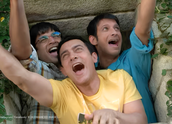 3 Idiots original cast Aamir Khan R Madhavan Sharman Joshi