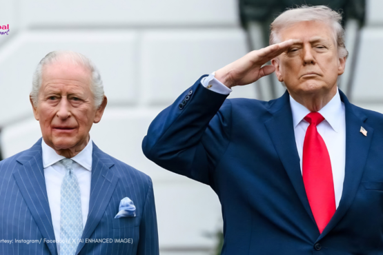 King Charles and Donald Trump at White House state dinner April 2026