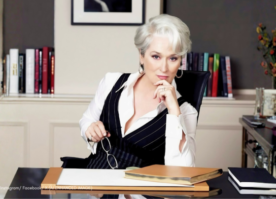 Meryl Streep as Miranda Priestly in The Devil Wears Prada
