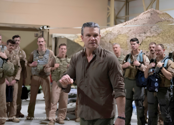 Pete Hegseth with US naval blockade of Strait of Hormuz Iran