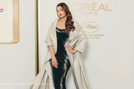 Aishwarya Rai at Cannes 2025 in Banarasi saree for L'Oreal Paris