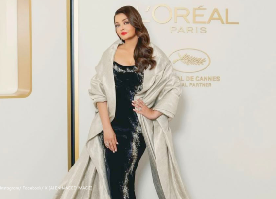 Aishwarya Rai at Cannes 2025 in Banarasi saree for L'Oreal Paris